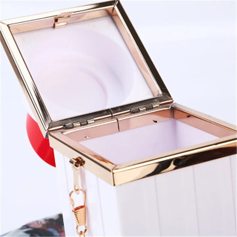 Lipstick Shape Evening Bag