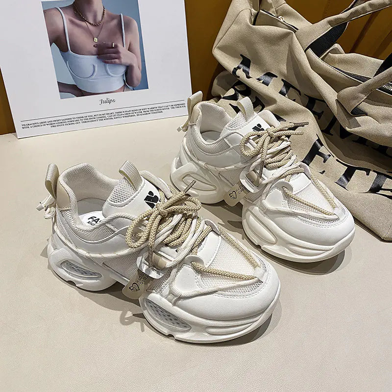 Fashionable Women's Casual Thick-Soled Sports Shoes