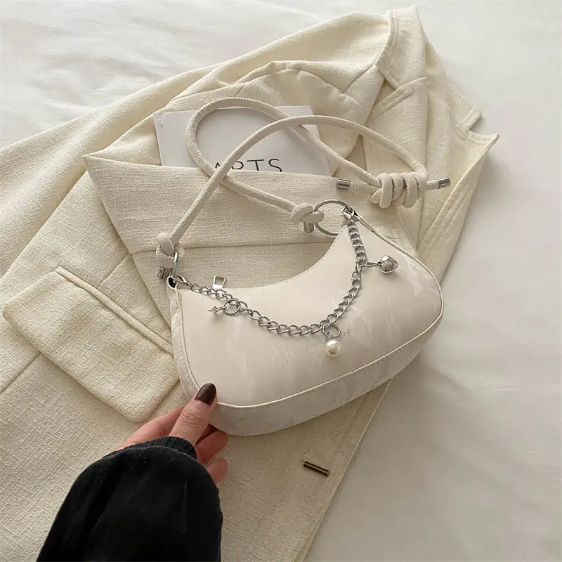 Women's PU Chain Shoulder Bag