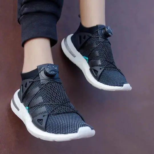 Automatic Quick Lace System for Outdoor Sports Shoes