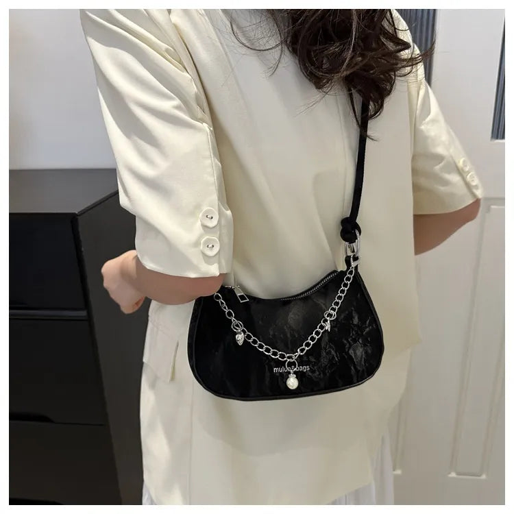Women's PU Chain Shoulder Bag