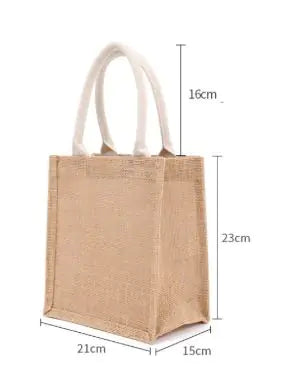 Eco-Friendly Blank Jute Handbag