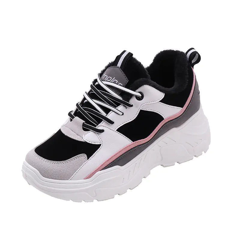 Korean Style Women's Casual Dad Sneakers for Spring/Summer