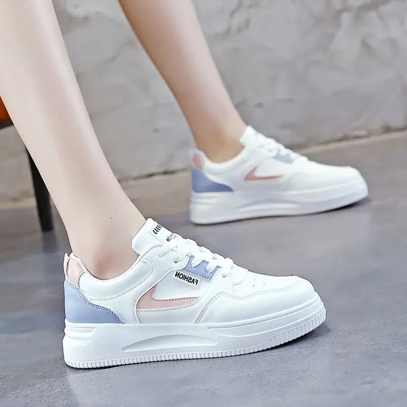 2023 Spring New Women's Breathable White Sneakers
