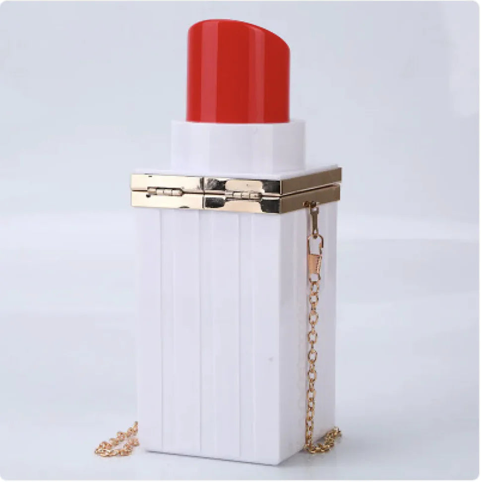 Lipstick Shape Evening Bag