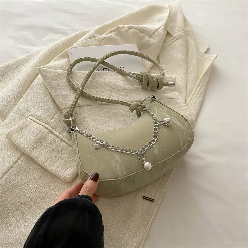 Women's PU Chain Shoulder Bag