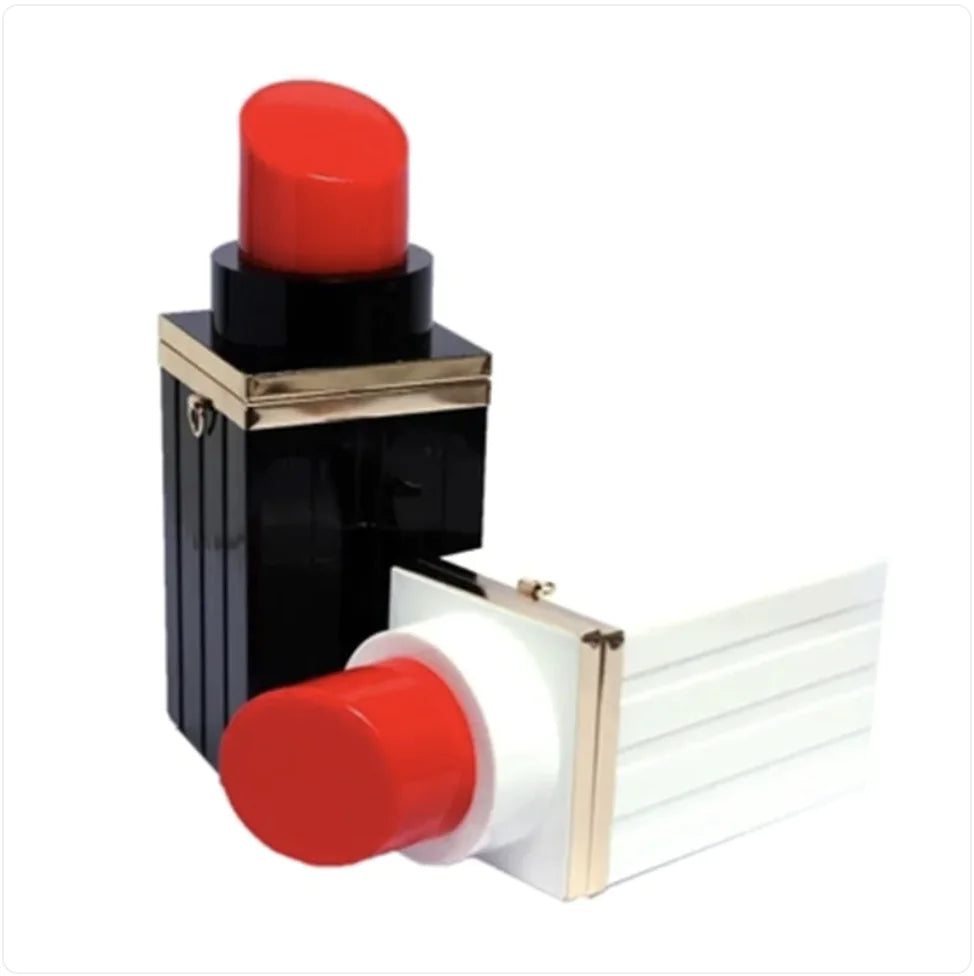 Lipstick Shape Evening Bag