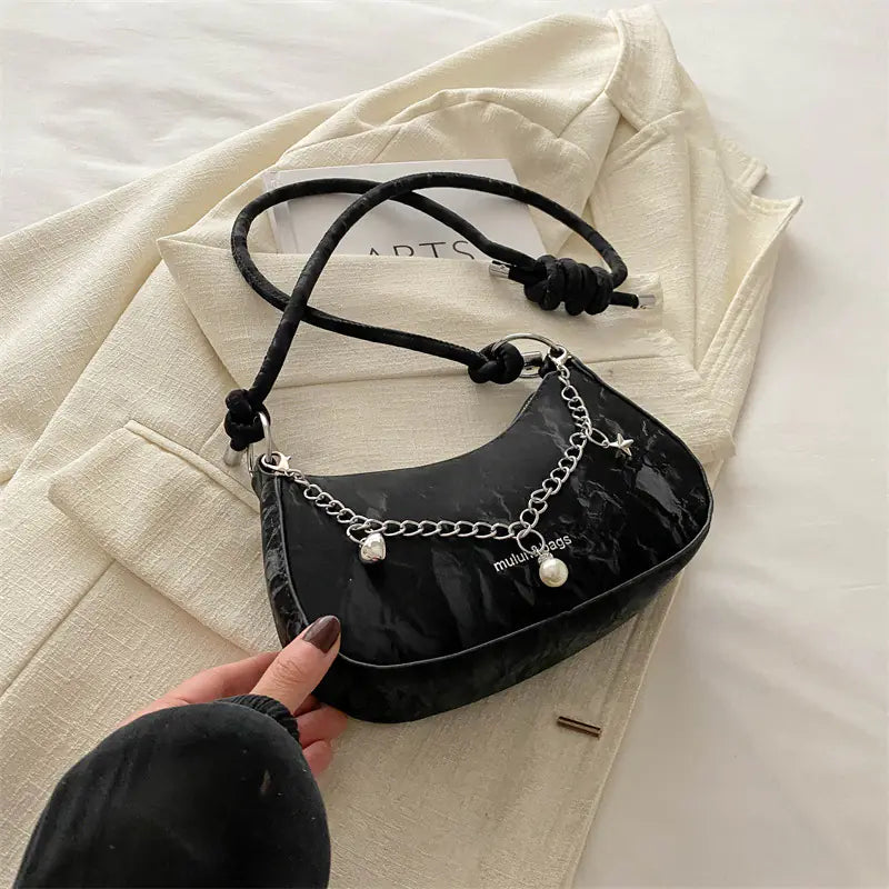 Women's PU Chain Shoulder Bag