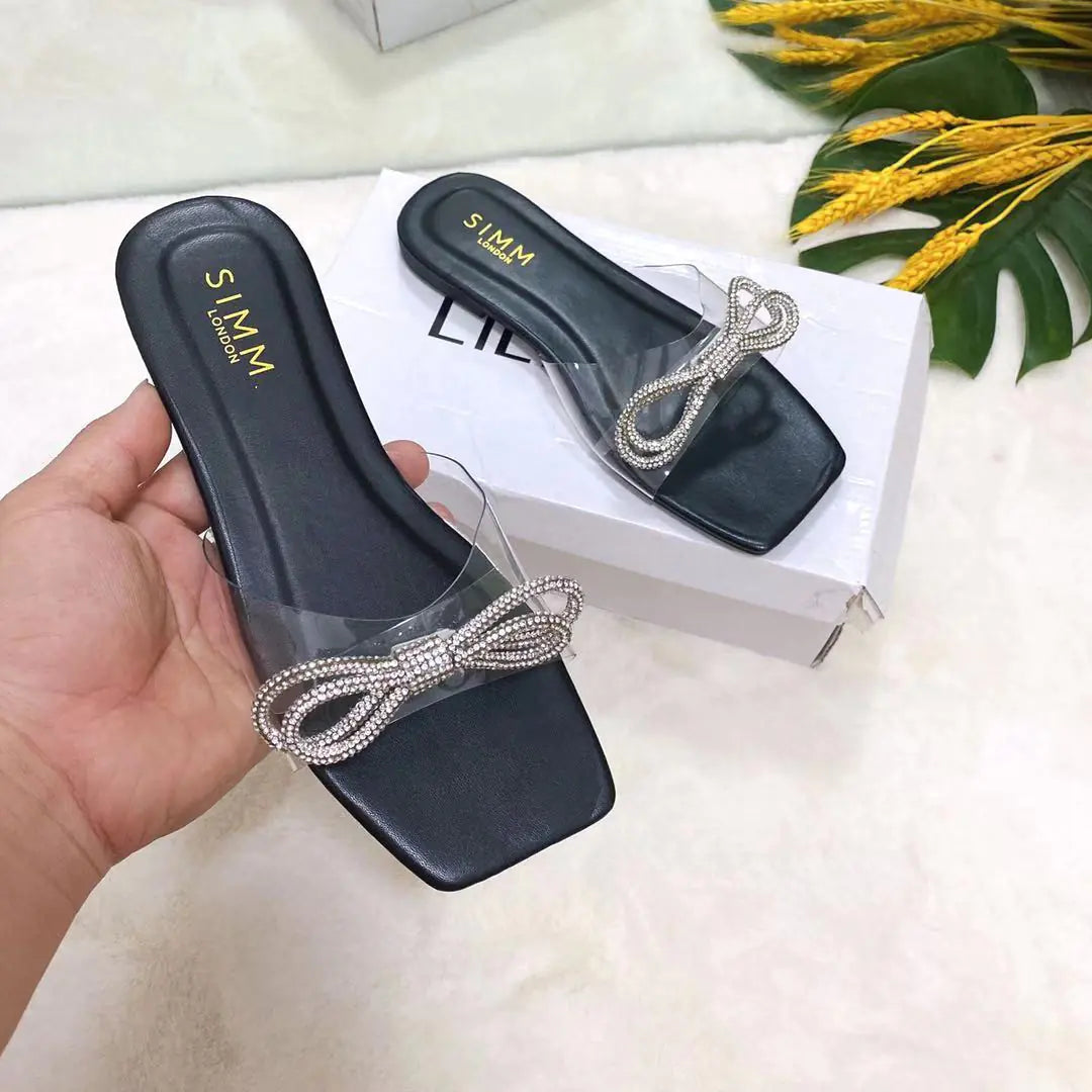 Fashionable Simple Ladies Twisted Sandals