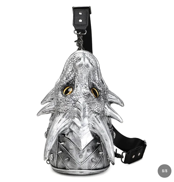 Chain Shoulder Crossbody Bag with Chain Detail, Unisex, Multiple Colors