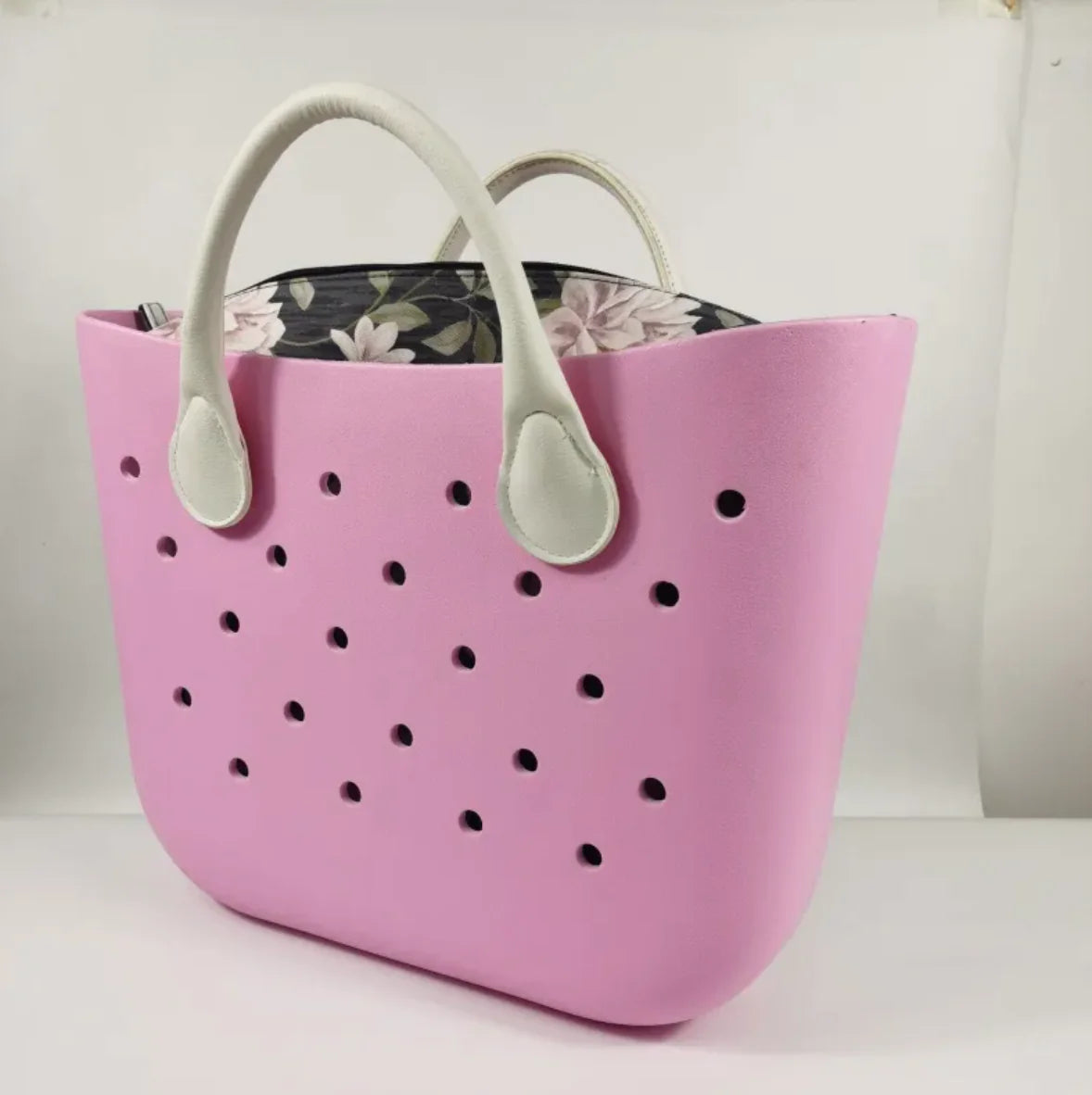 Candy Color PU Shopping Handbag
