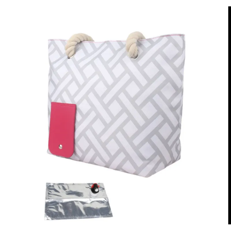 Insulated Portable Picnic Bag With Hidden Compartment