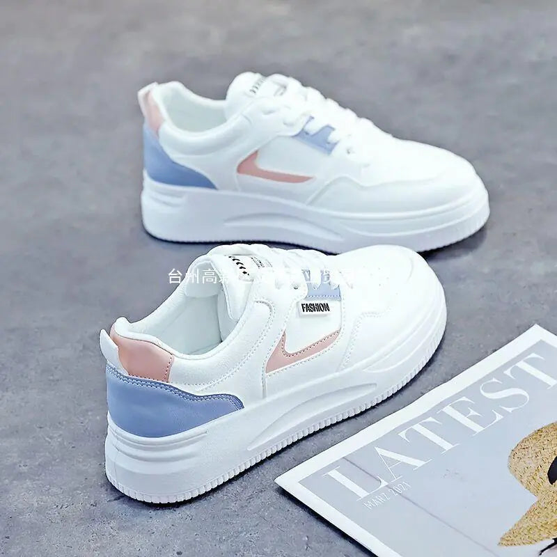 2023 Spring New Women's Breathable White Sneakers