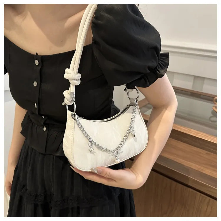 Women's PU Chain Shoulder Bag