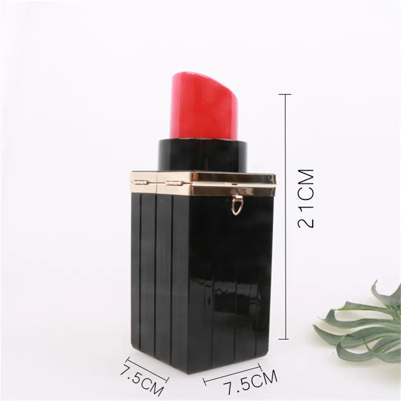Lipstick Shape Evening Bag
