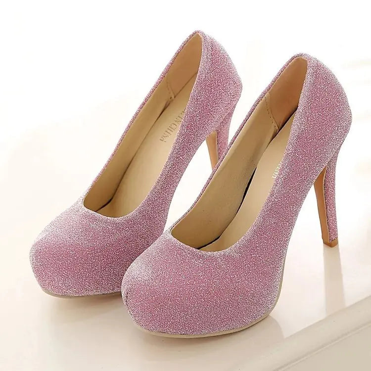 2020 Spring New Stylish High Heels with Crystal Details