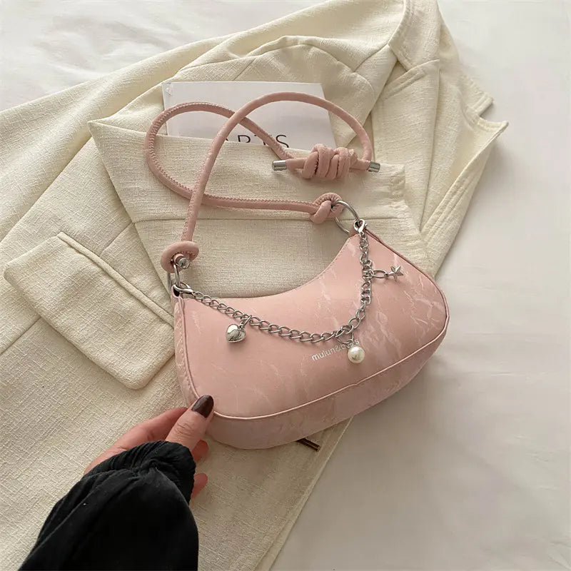 Women's PU Chain Shoulder Bag