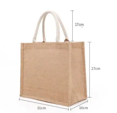 Eco-Friendly Blank Jute Handbag