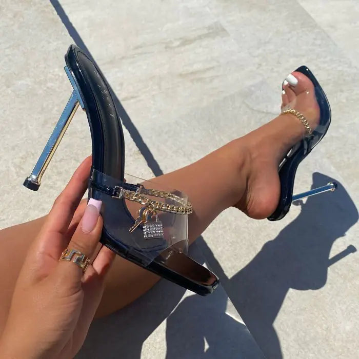 Electroplated Stiletto High Heels