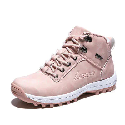 Men's High Top Shoes with Cashmere Lining